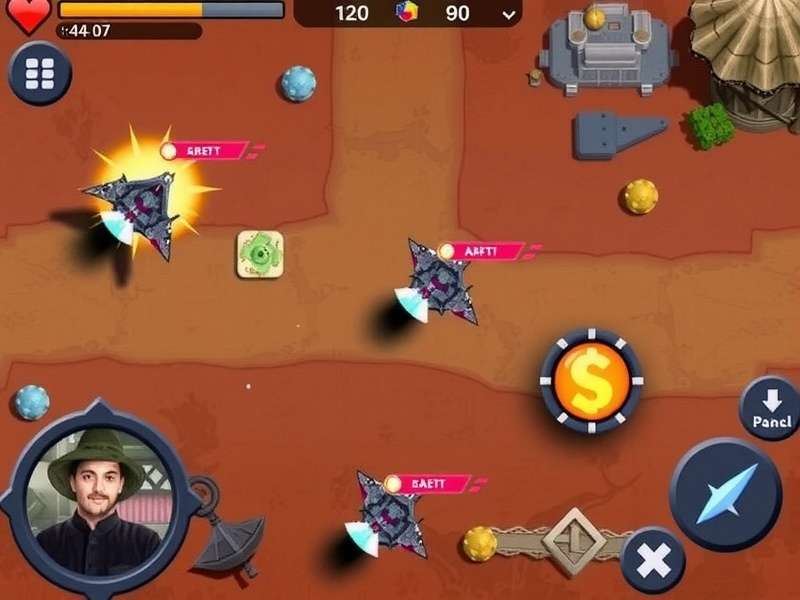 Saffron Snipers gameplay screenshot showing tactical combat